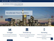 Tablet Screenshot of business-consulting-partner.de